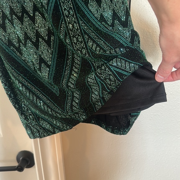 Macy’s Formal Sparkle Mini Dress - Picture 5 of 11